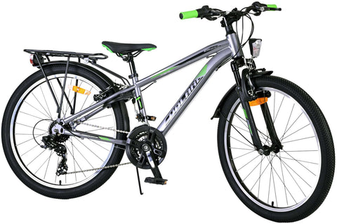 TPFSports Cross Kinderfahrrad - Jungen - 2 Handbremsen - 18 Gänge - 24 Zoll