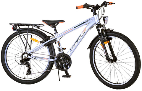 TPFSports Cross Kinderfahrrad - Jungen - 2 Handbremsen - 18 Gänge - 24 Zoll