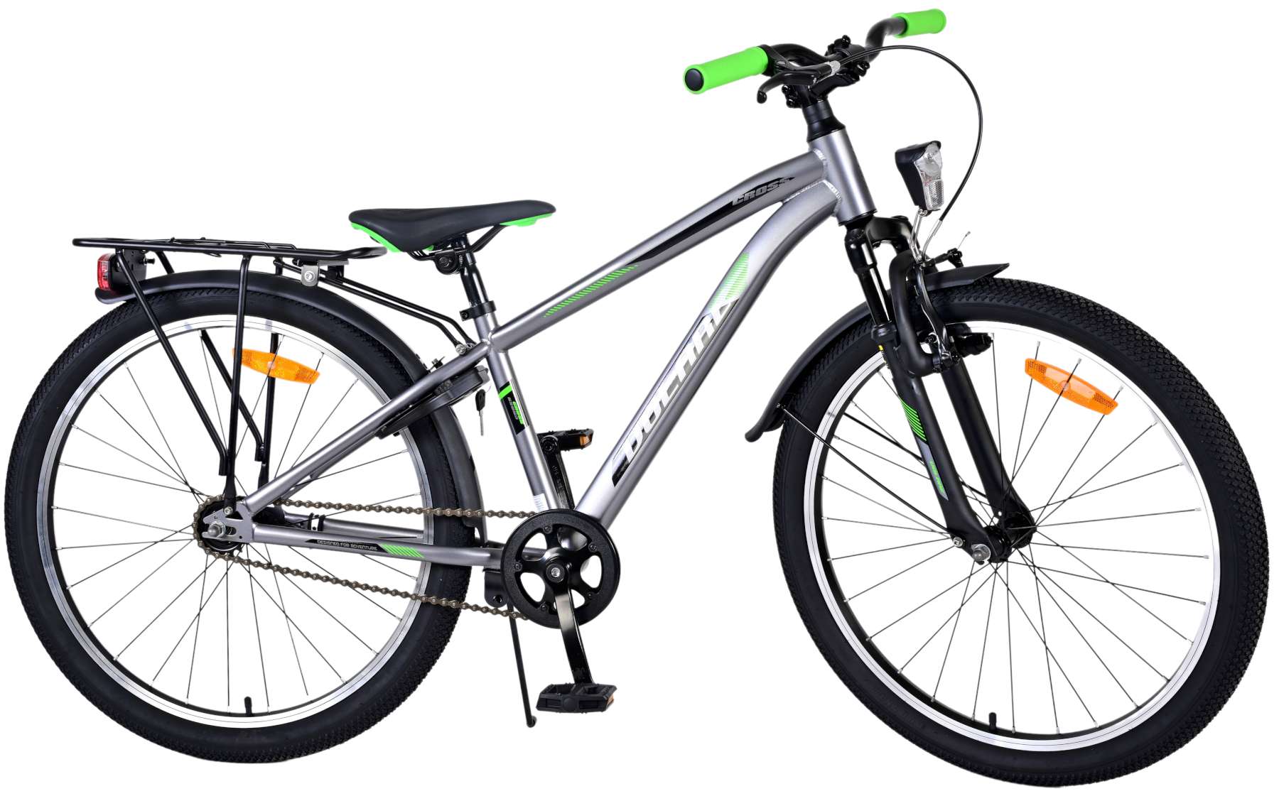 TPFSports Cross Kinderfahrrad - Jungen - Rücktritt + Handbremse - 24 Zoll