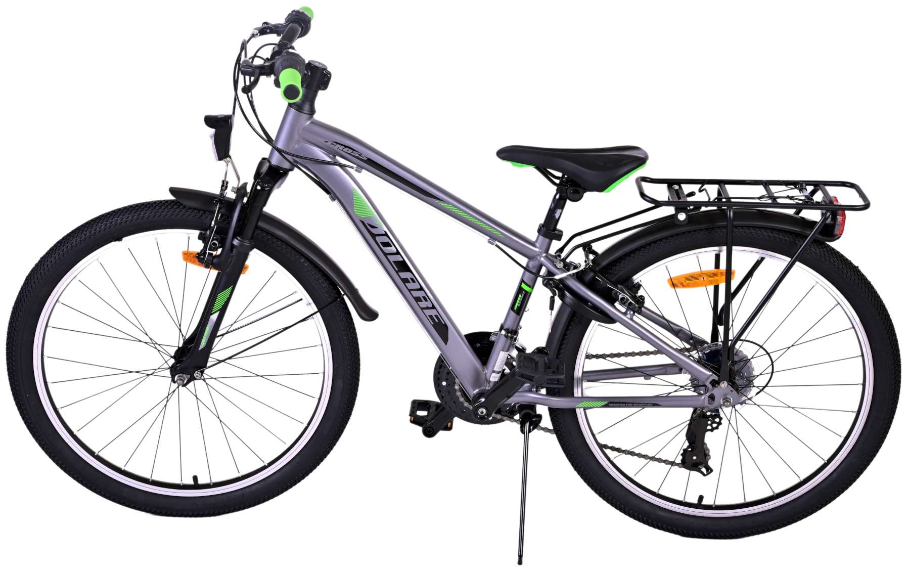 TPFSports Cross Kinderfahrrad - Jungen - 2 Handbremsen - 18 Gänge - 24 Zoll