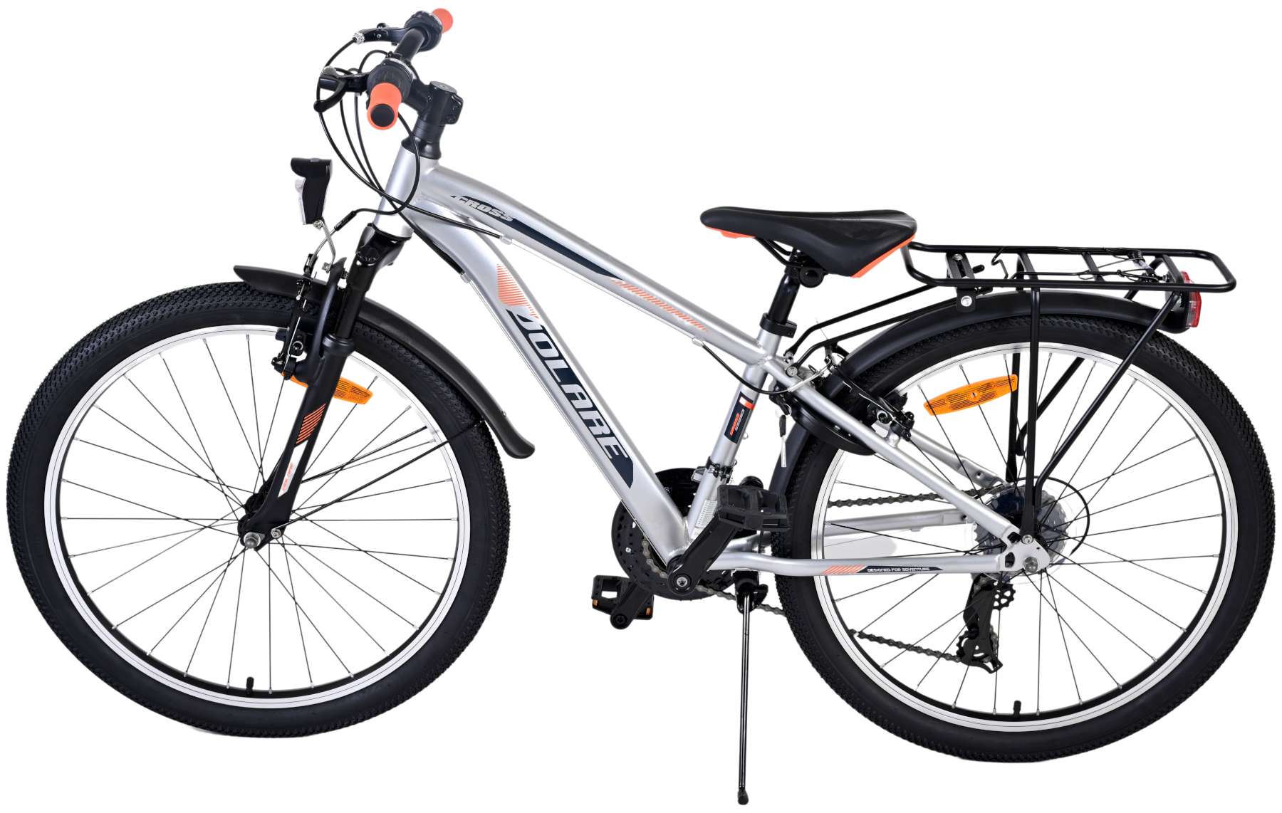 TPFSports Cross Kinderfahrrad - Jungen - 2 Handbremsen - 18 Gänge - 24 Zoll