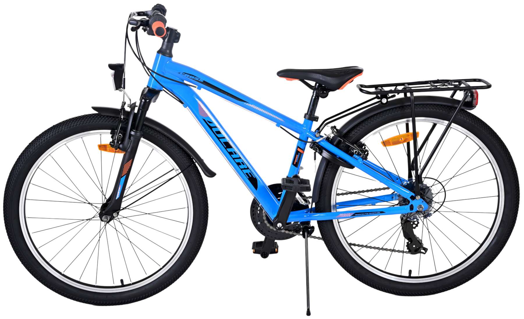 TPFSports Cross Kinderfahrrad - Jungen - 2 Handbremsen - 18 Gänge - 24 Zoll