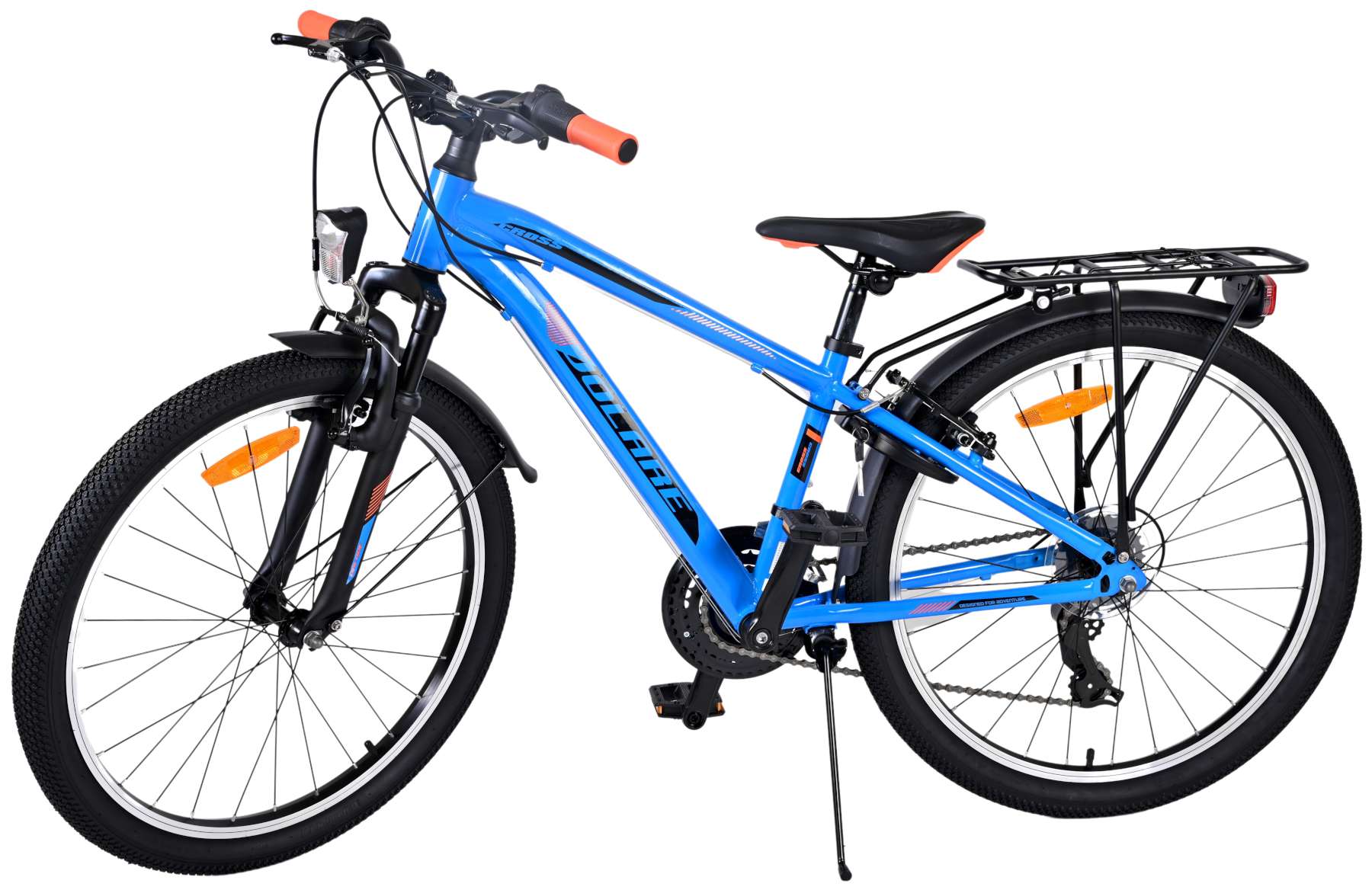 TPFSports Cross Kinderfahrrad - Jungen - 2 Handbremsen - 18 Gänge - 24 Zoll