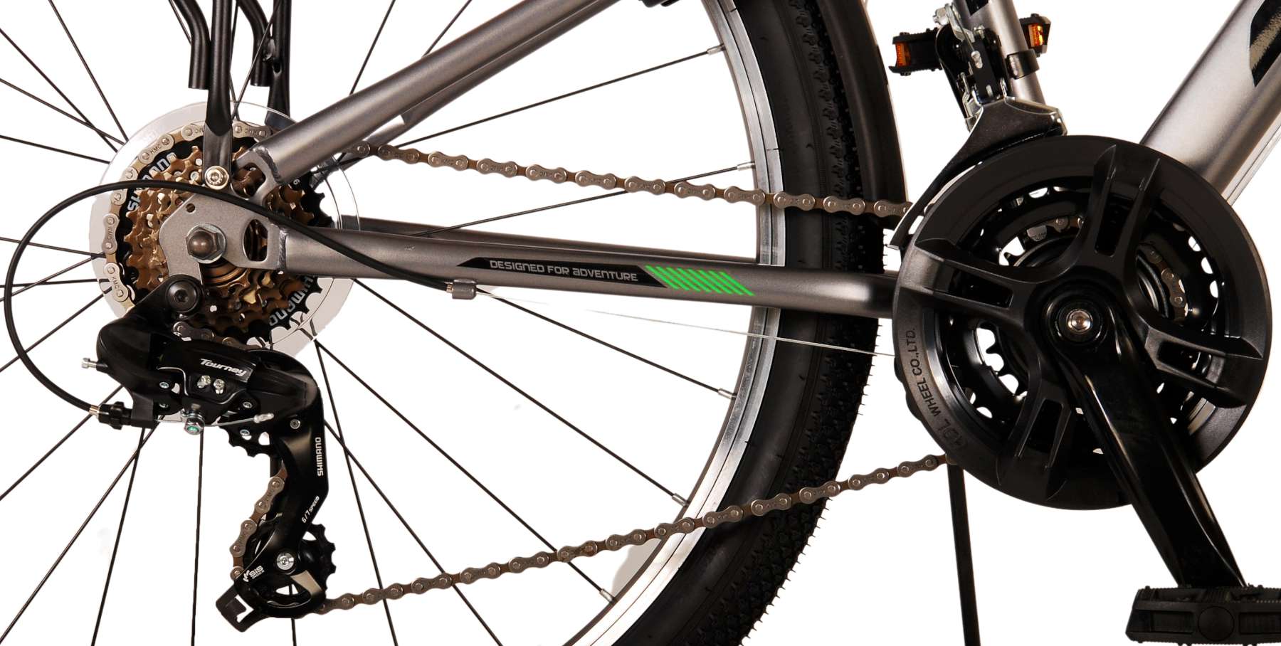 TPFSports Cross Kinderfahrrad - Jungen - 2 Handbremsen - 26 Zoll - 18 Gänge