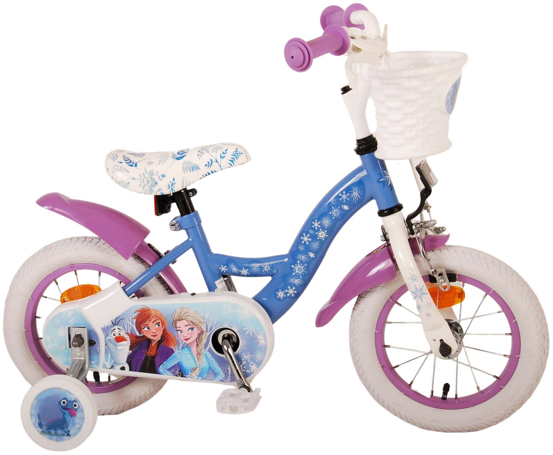 TPFSports Disney Frozen 2 Kinderfahrrad - Mädchen - 12 Zoll - Modell 4