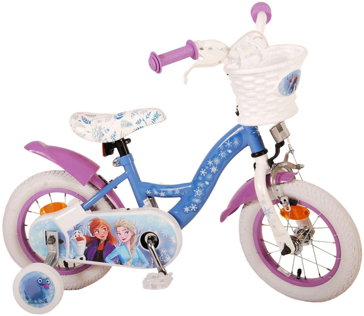 TPFSports Disney Frozen 2 Kinderfahrrad - Mädchen - 12 Zoll - Modell 4