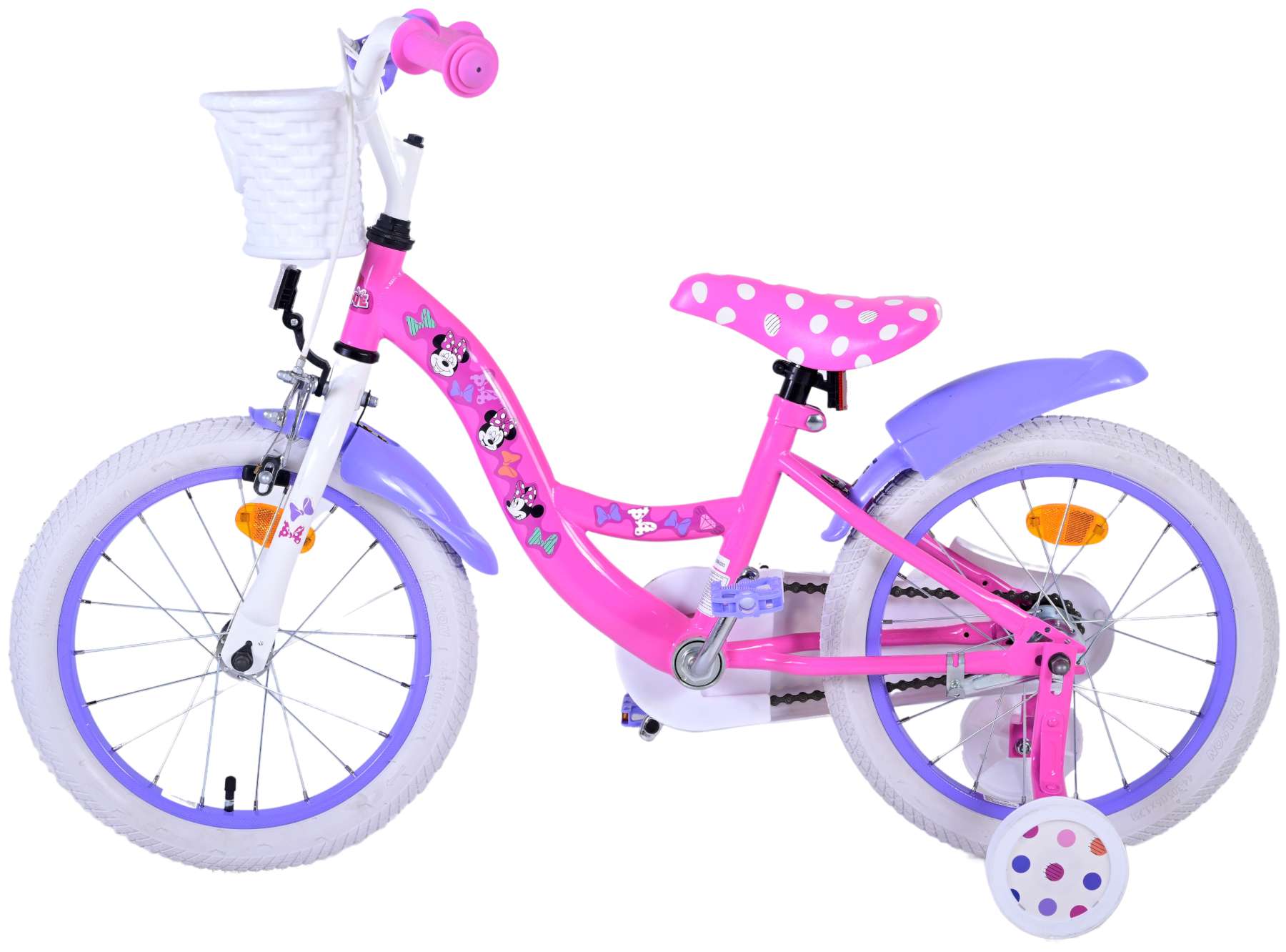 TPFSports Minnie Cutest Ever! Kinderfahrrad - Mädchen - Rücktritt + Handbremse - Rosa