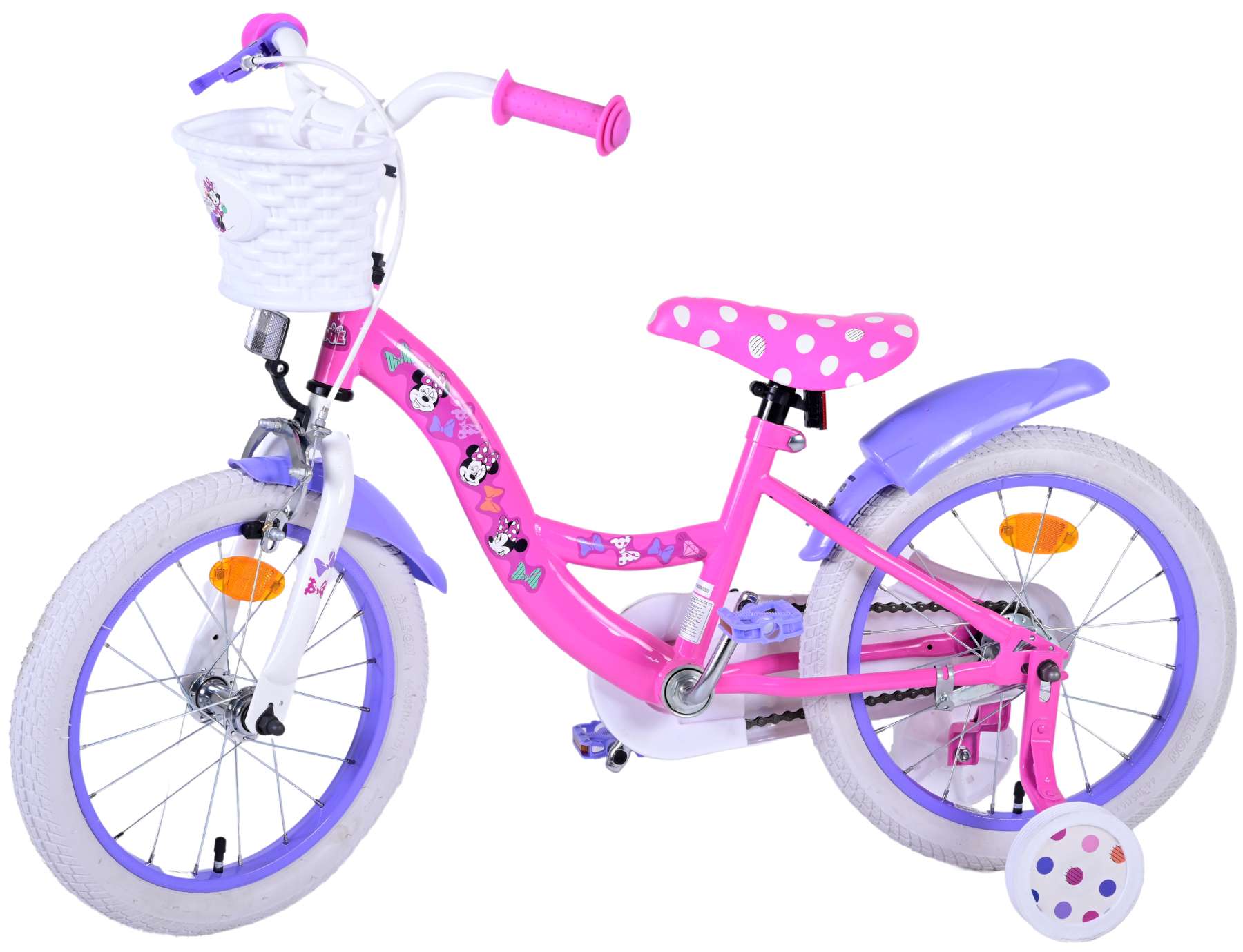 TPFSports Minnie Cutest Ever! Kinderfahrrad - Mädchen - Rücktritt + Handbremse - Rosa