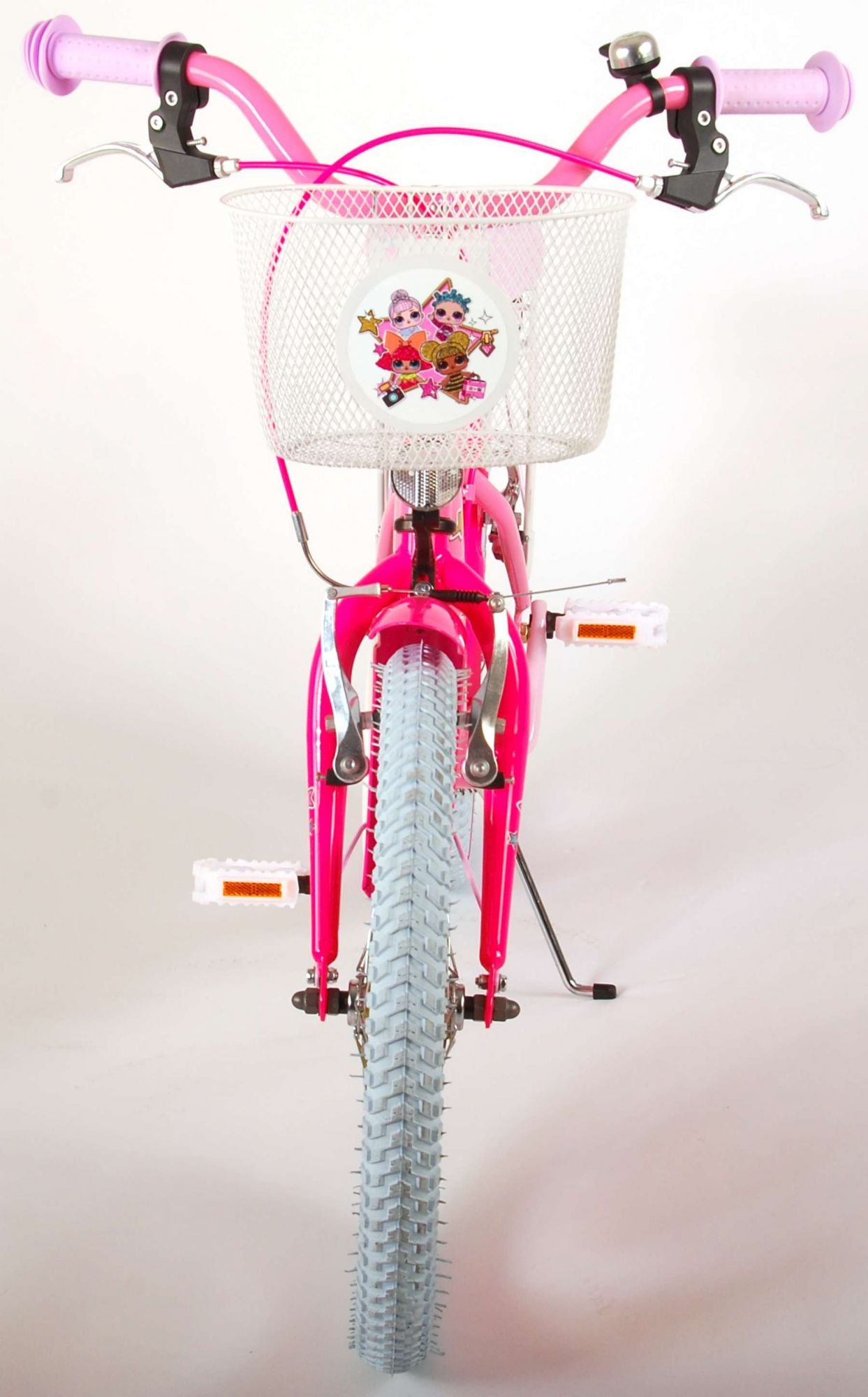 TPFSports LOL Surprise Kinderfahrrad - Mädchen - 18 Zoll - Rücktritt + Handbremse - Pink