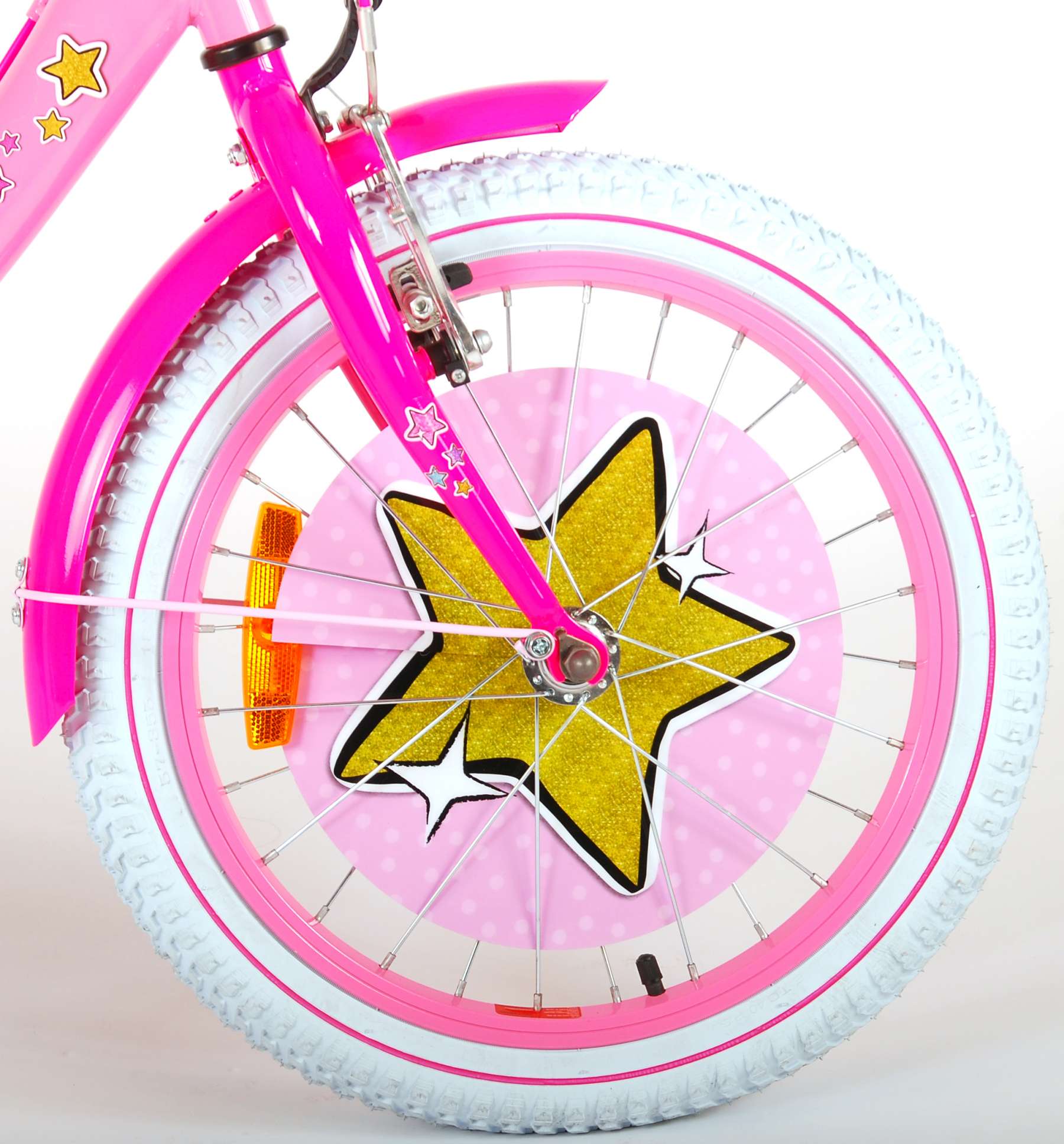 TPFSports LOL Surprise Kinderfahrrad - Mädchen - 18 Zoll - Rücktritt + Handbremse - Pink