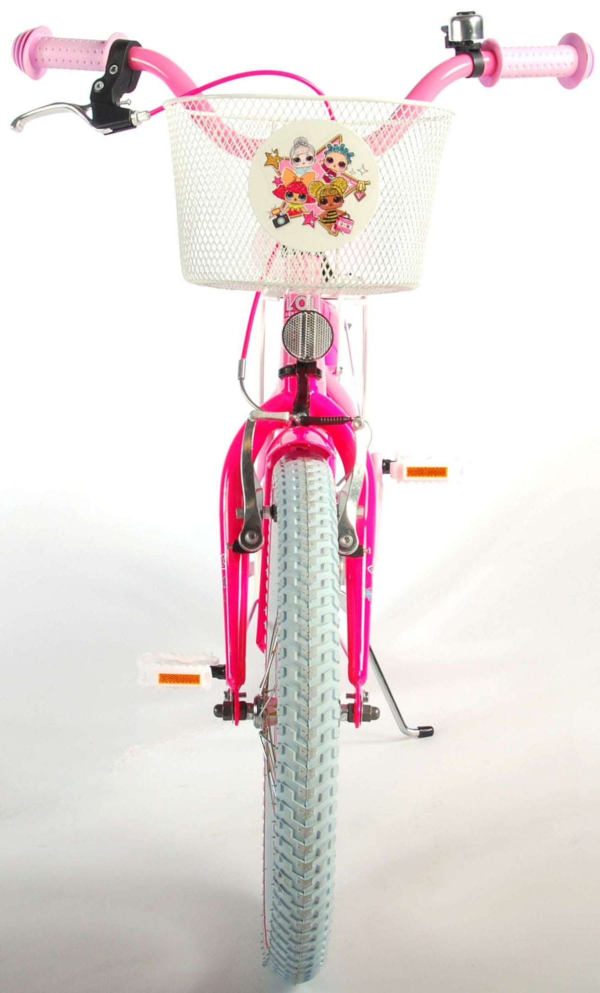 TPFSports LOL Surprise Kinderfahrrad - Mädchen - 18 Zoll - Rücktritt + Handbremse - Pink