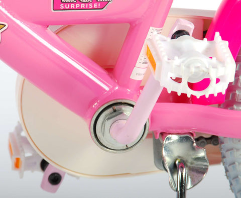 TPFSports LOL Surprise Kinderfahrrad - Mädchen - 18 Zoll - Rücktritt + Handbremse - Pink