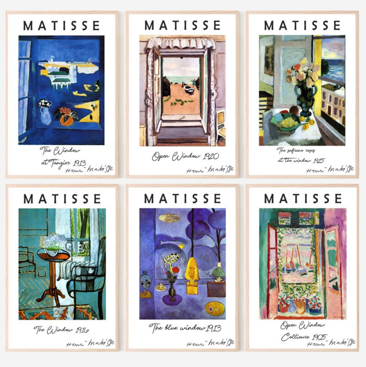 TPFLiving Poster Canvas / Henri Matisse - Retro Landscapes and Still L –  Traumpreisfabrik