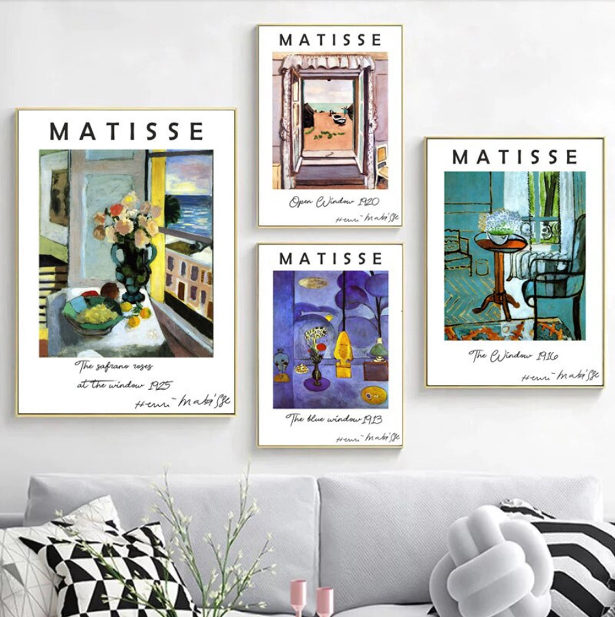 TPFLiving Poster Canvas / Henri Matisse - Retro Landscapes and Still L –  Traumpreisfabrik