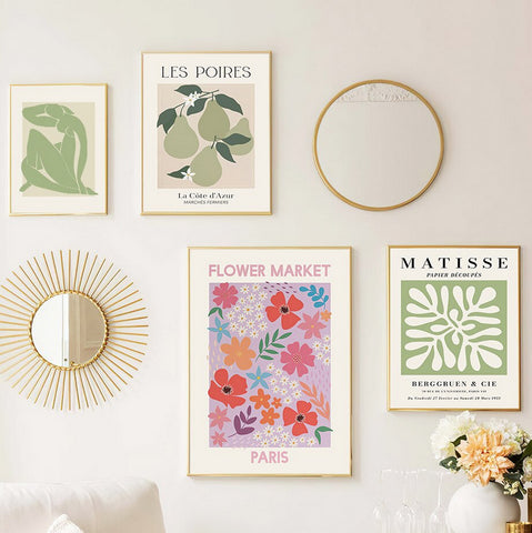 TPFLiving Poster Leinwand / Henri Matisse - Berggruen & Cie - / Verschiedene Größen - OHNE Rahmen - Modell F