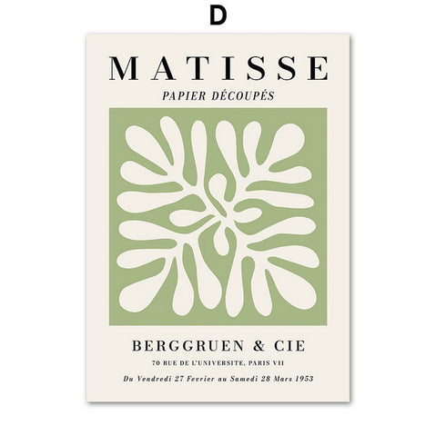 TPFLiving Poster Leinwand / Henri Matisse - Berggruen & Cie - / Verschiedene Größen - OHNE Rahmen - Modell D