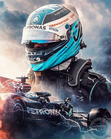 TPFLiving Poster Leinwand / Formel 1 2022 - Formel 1 Pilot - Rennfahrer - Legenden der Formel 1 / Verschiedene Größen - OHNE Rahmen - Modell SY670