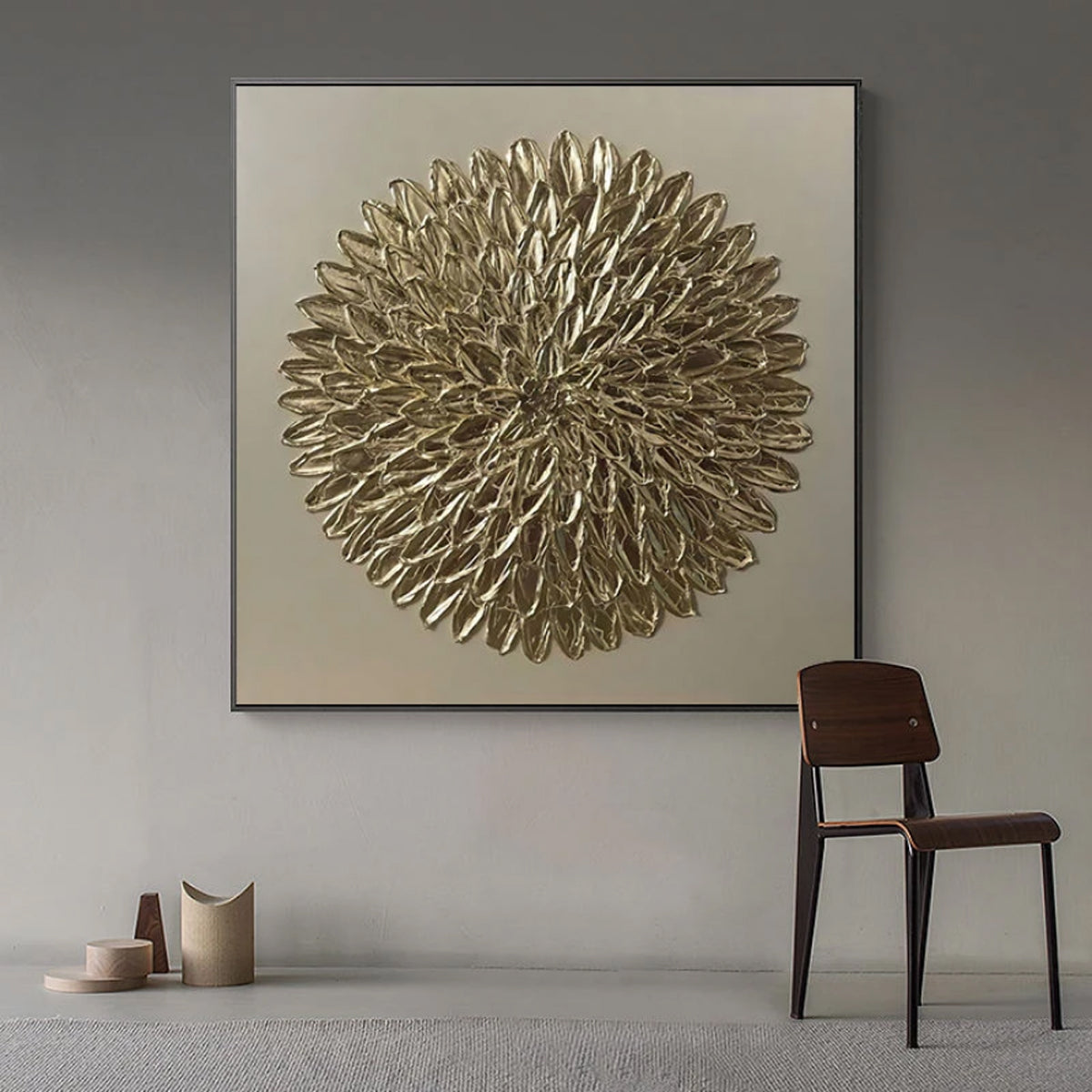 – s abstract in print gold / 20 black canvas / TPFLiving motifs art Traumpreisfabrik 5 on