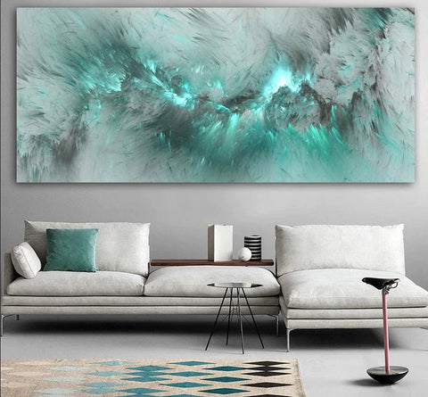 TPFLiving XXL Riesen Luxus Poster Leinwand / Abstrakte Strukturen in einem bunten Farben- und Licht-Mix / 17 farbenfrohe Motive in 10 verschiedenen Größen - OHNE Rahmen - Modell TPFL-LW-303-MA