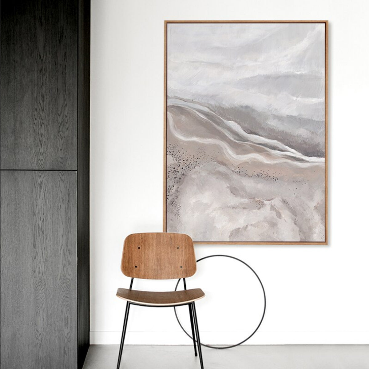 Marble – Art Canvas Struct Art Picture TPFLiving Abstract Print Traumpreisfabrik - Nordic
