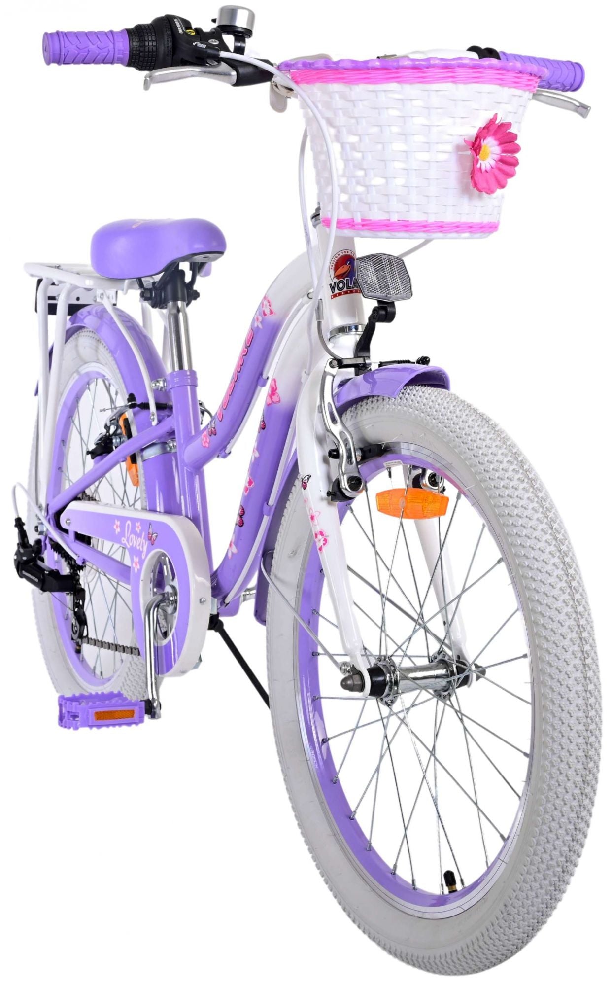 TPFSports Lovely Kinderfahrrad - Mädchen - 20 Zoll - 2 Handbremsen - 7 Gänge