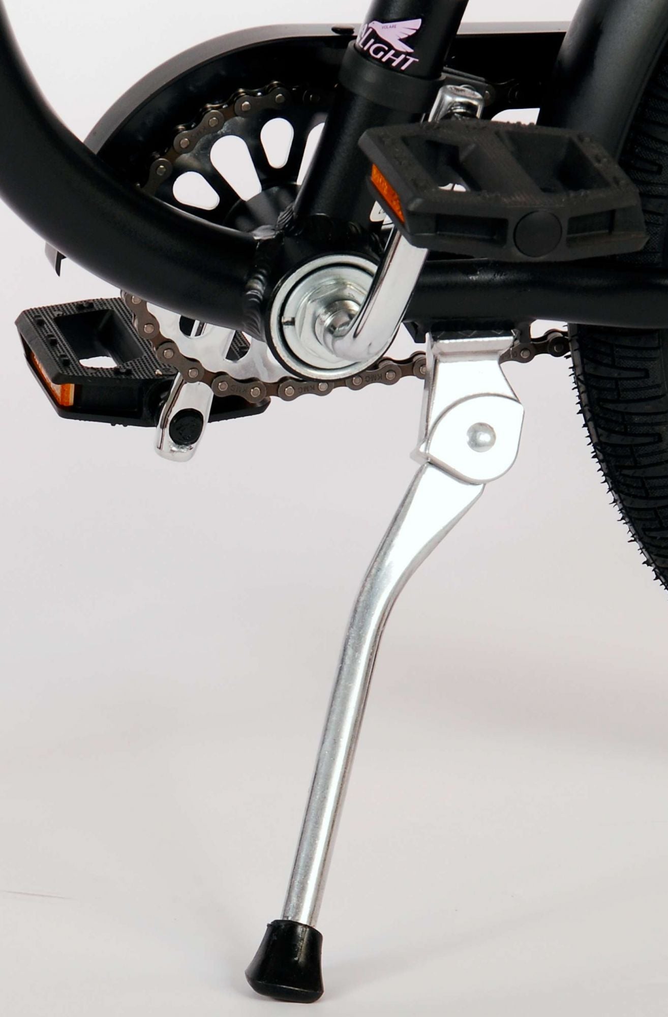 TPFSports Miracle Cruiser Kinderfahrrad - Mädchen - 18 Zoll - Rücktritt + Handbremse - Mattschwarz