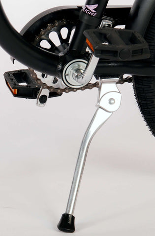 TPFSports Miracle Cruiser Kinderfahrrad - Mädchen - 18 Zoll - Rücktritt + Handbremse - Mattschwarz