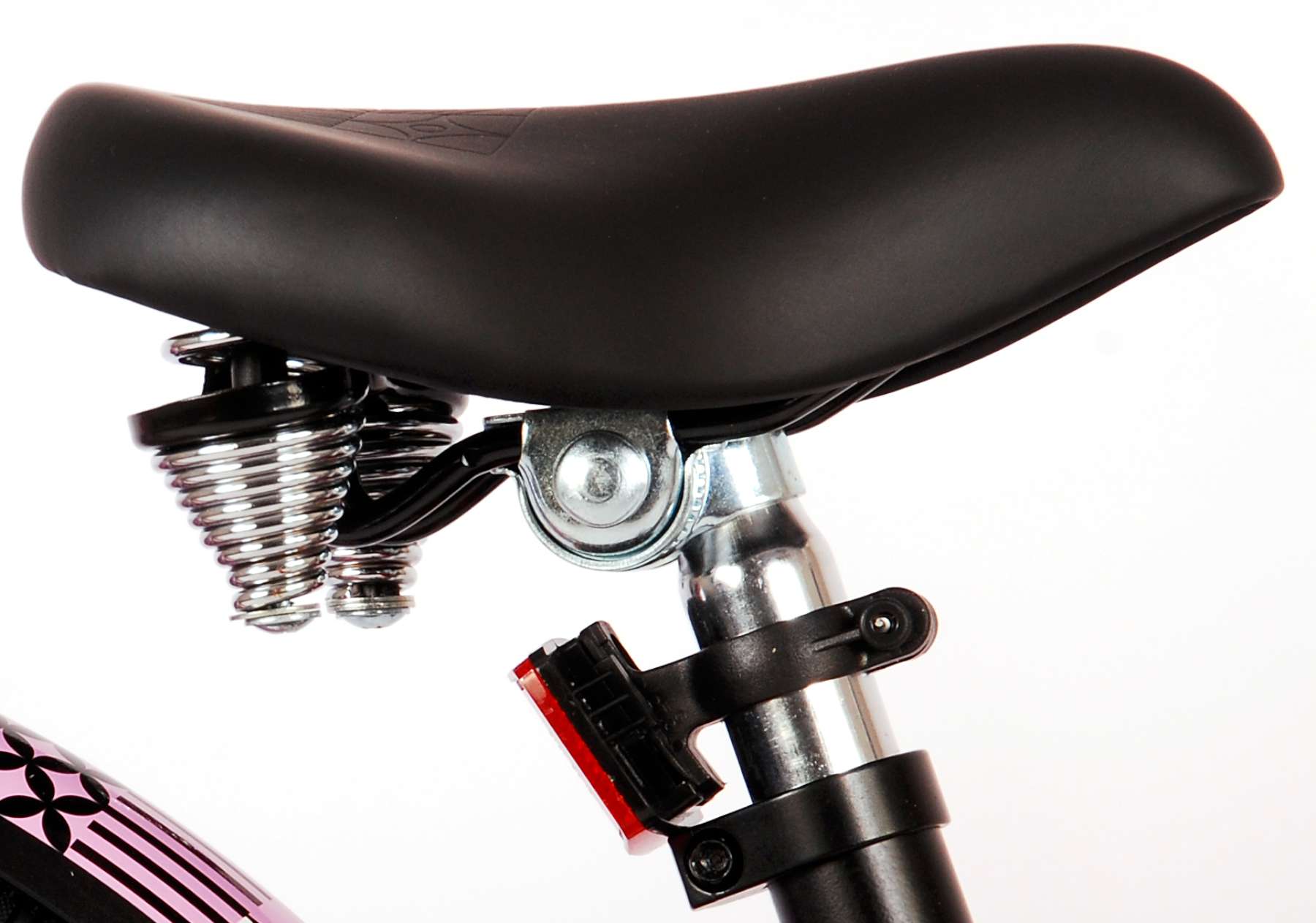 TPFSports Miracle Cruiser Kinderfahrrad - Mädchen - 18 Zoll - Rücktritt + Handbremse - Mattschwarz