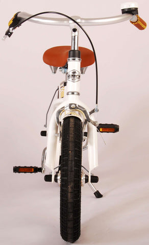 TPFSports Miracle Cruiser Kinderfahrrad - Mädchen - 14 Zoll - Rücktritt + Handbremse - Mattschwarz
