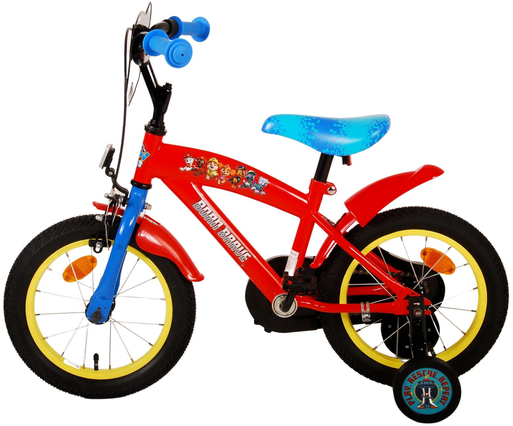 TPFSports Paw Patrol Kinderfahrrad - Jungen - 14 Zoll - Modell 5