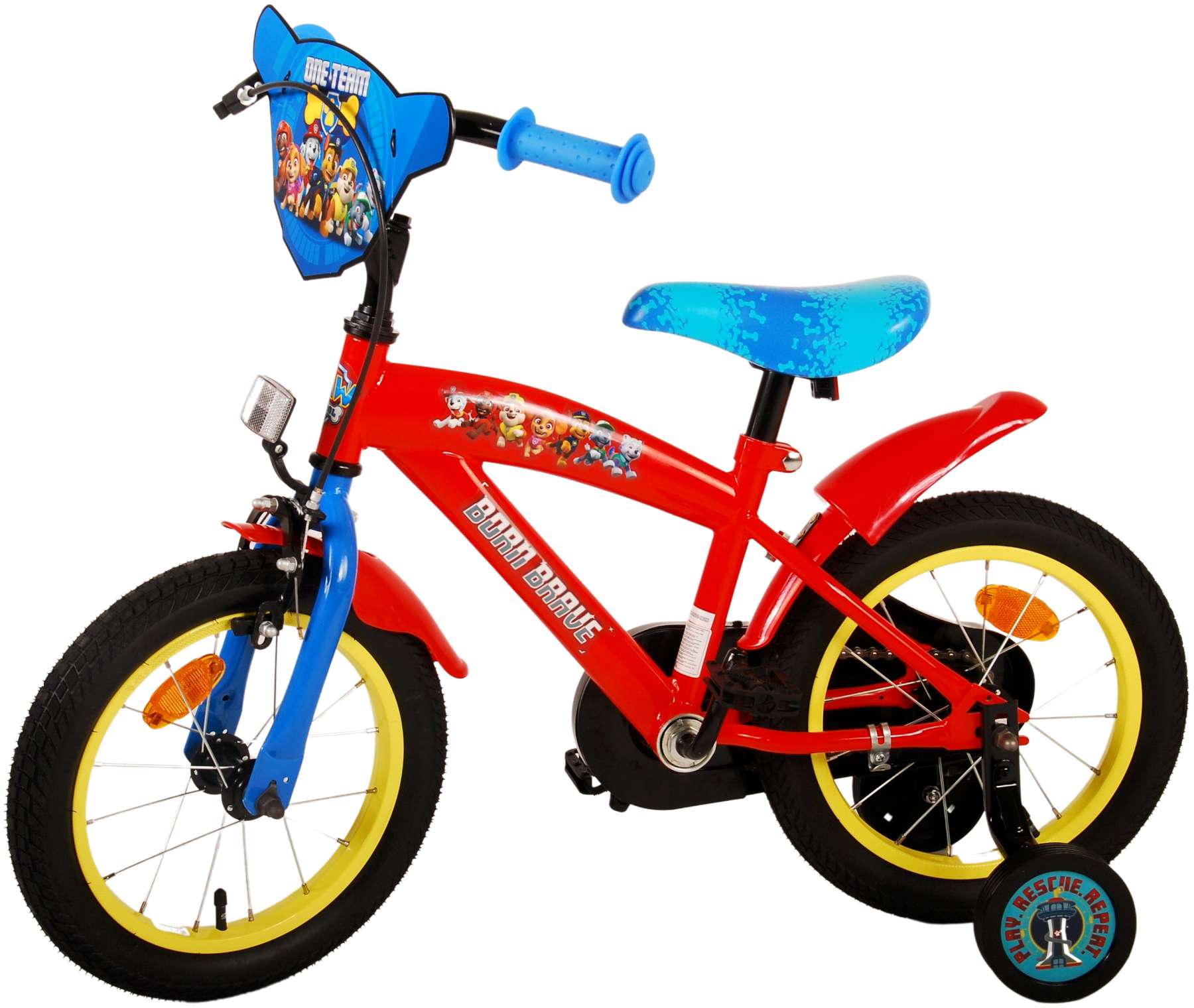 TPFSports Paw Patrol Kinderfahrrad - Jungen - 14 Zoll - Modell 5