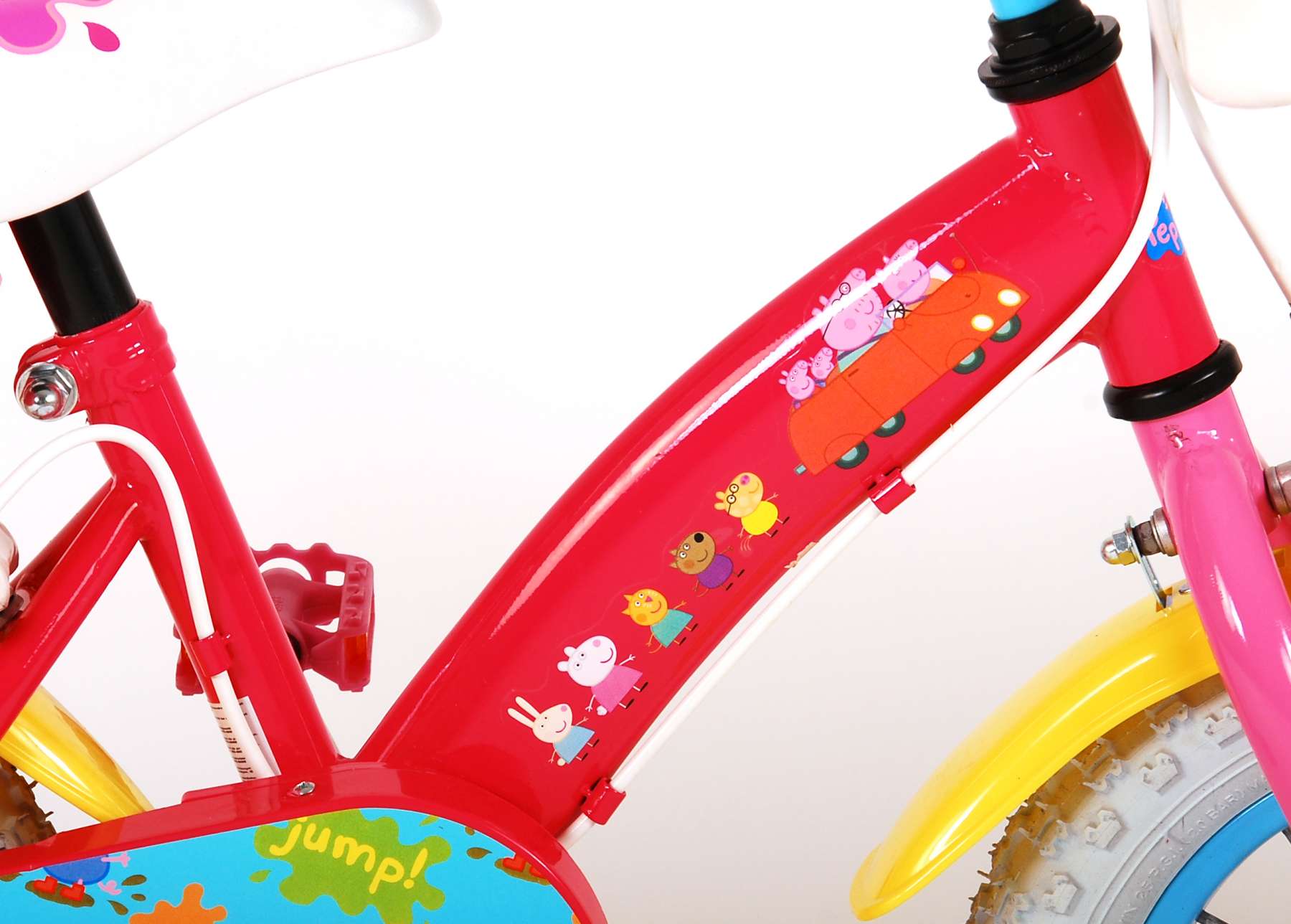 TPFSports Peppa Pig Kinderfahrrad - Mädchen - 12 Zoll