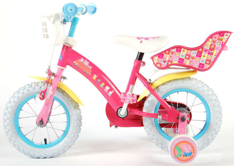 TPFSports Peppa Pig Kinderfahrrad - Mädchen - 12 Zoll