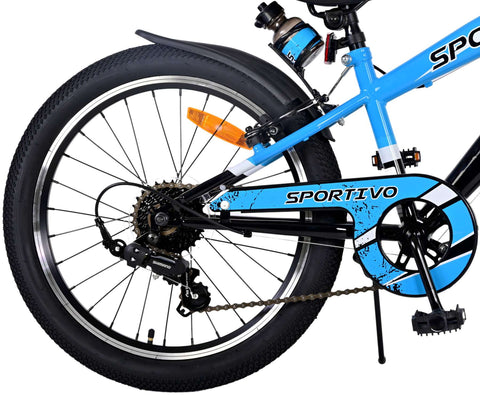 TPFSports Sportivo Kinderfahrrad - Jungen - 7 Gänge - 20 Zoll