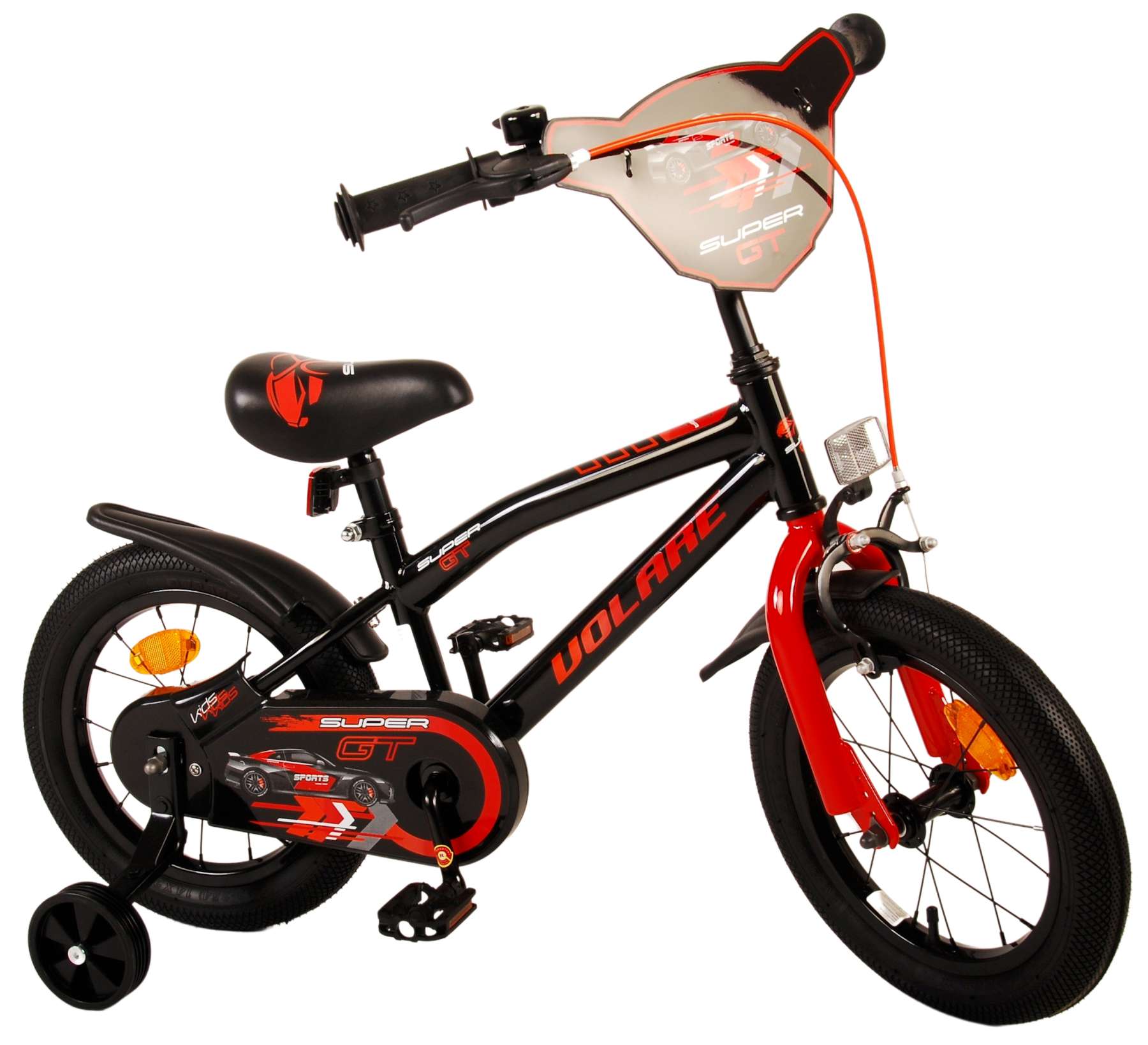 Tpfsports Kinderfahrrad Volare Motorbike 12 Zoll mit 2x Handbremse