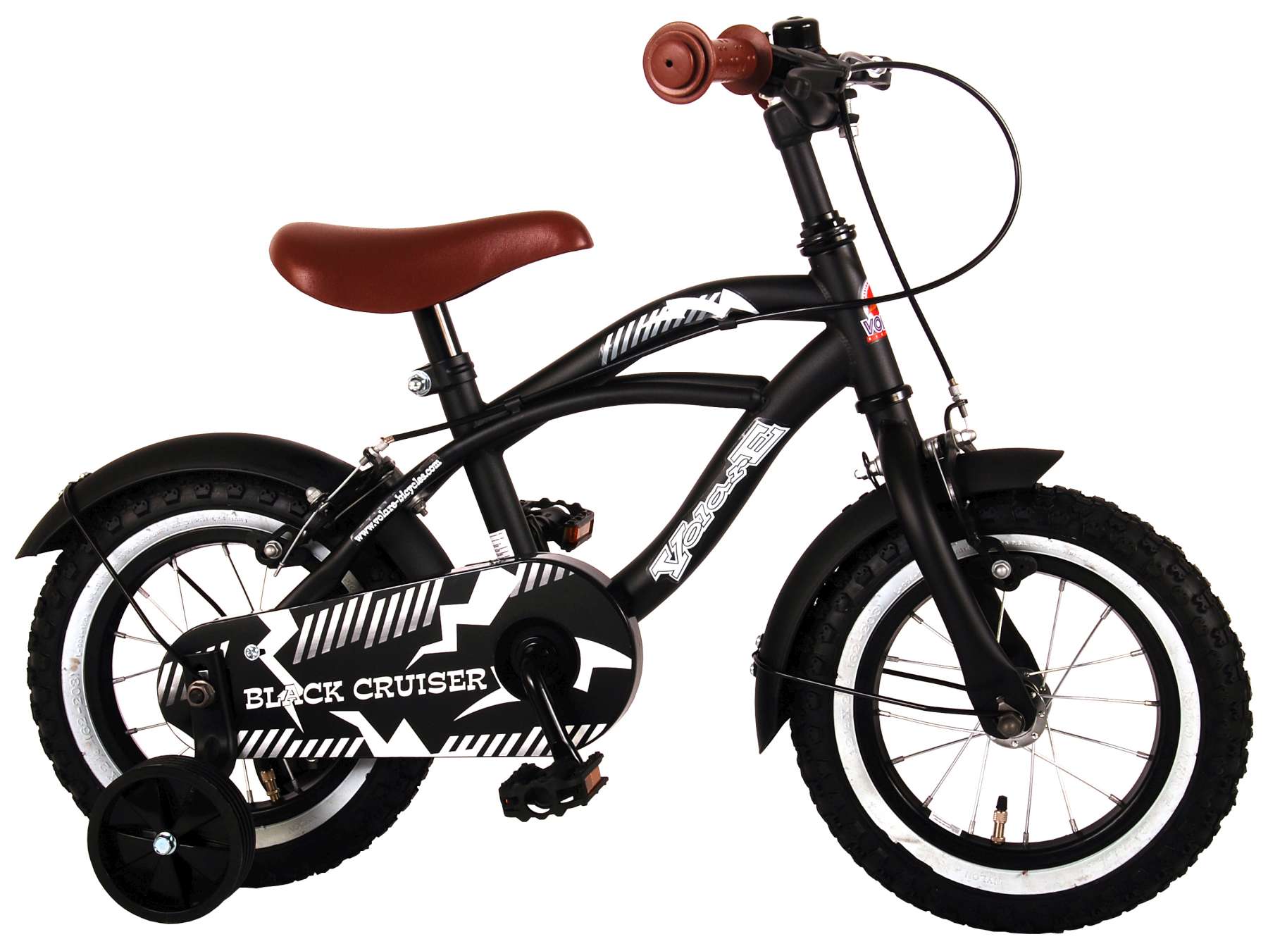 TPFSports Black Cruiser Kinderfahrrad - Jungen - 12 Zoll