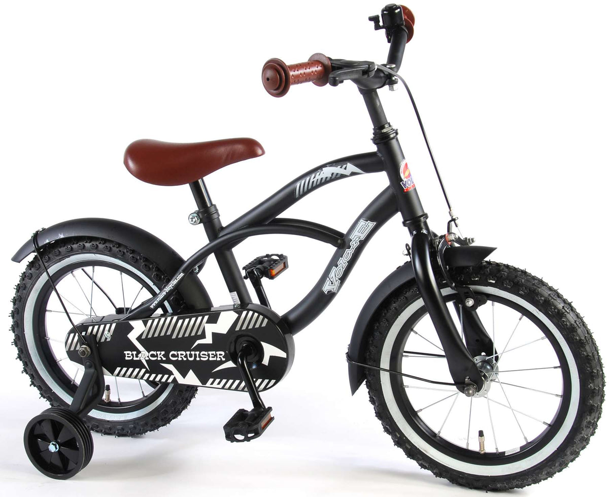 TPFSports Black Cruiser Kinderfahrrad - Jungen - 14 Zoll