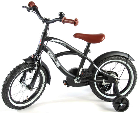 TPFSports Black Cruiser Kinderfahrrad - Jungen - 14 Zoll