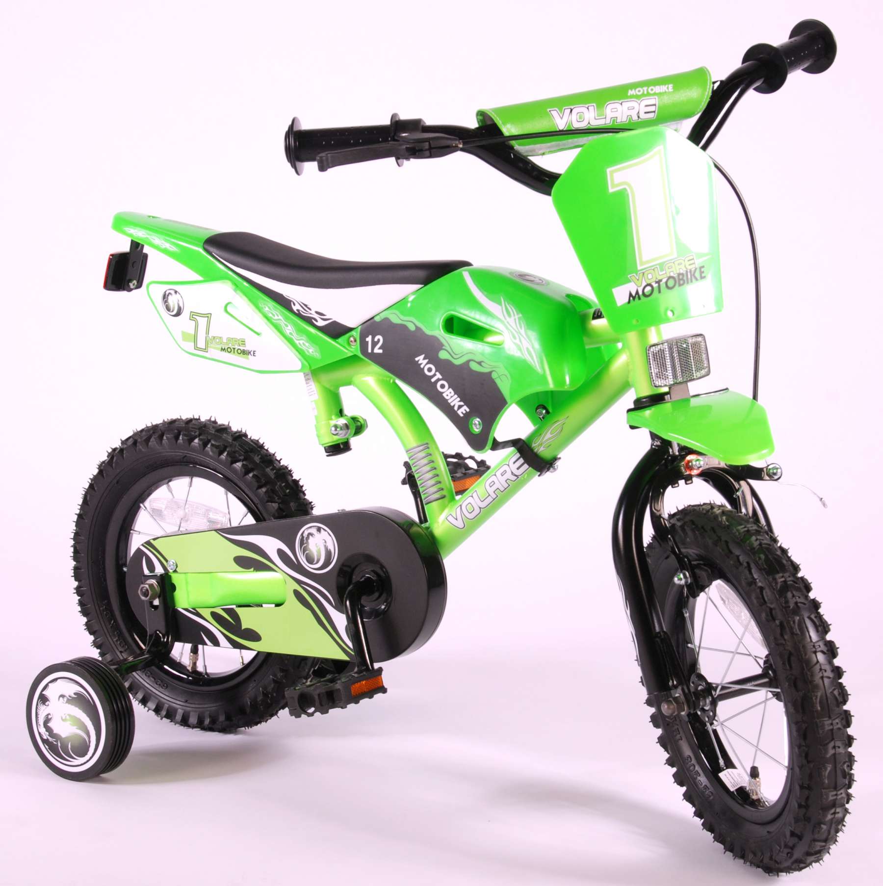 TPFSports Motorrad Kinderfahrrad - Jungen - 12 Zoll