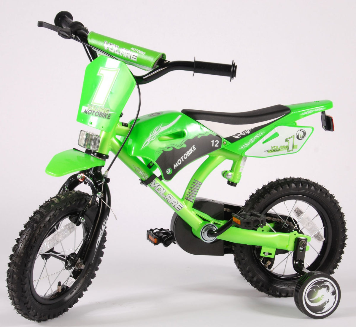 TPFSports Motorrad Kinderfahrrad - Jungen - 12 Zoll