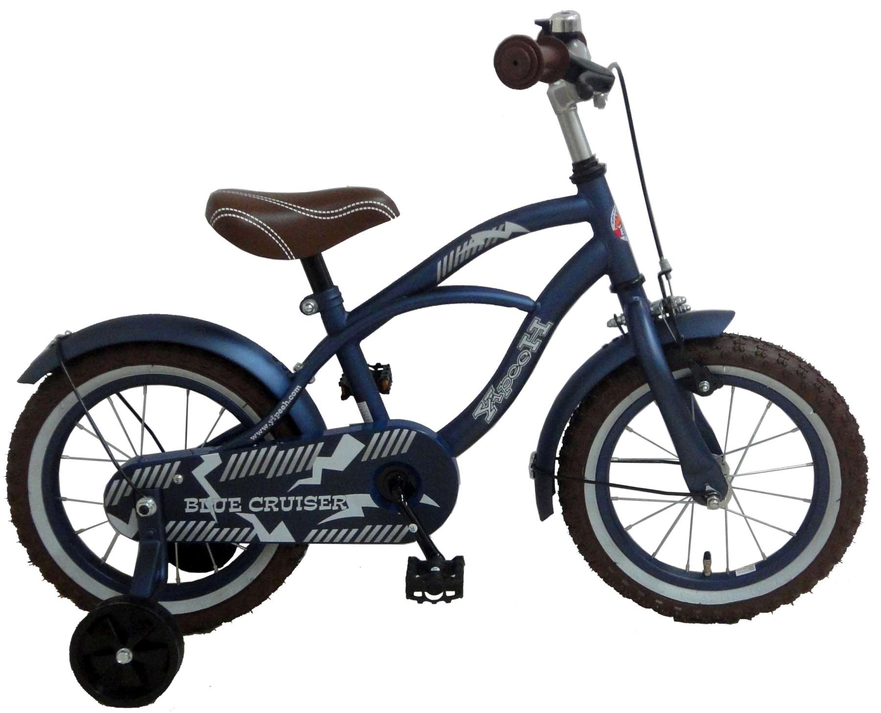 TPFSports Black Cruiser Kinderfahrrad - Jungen - 14 Zoll