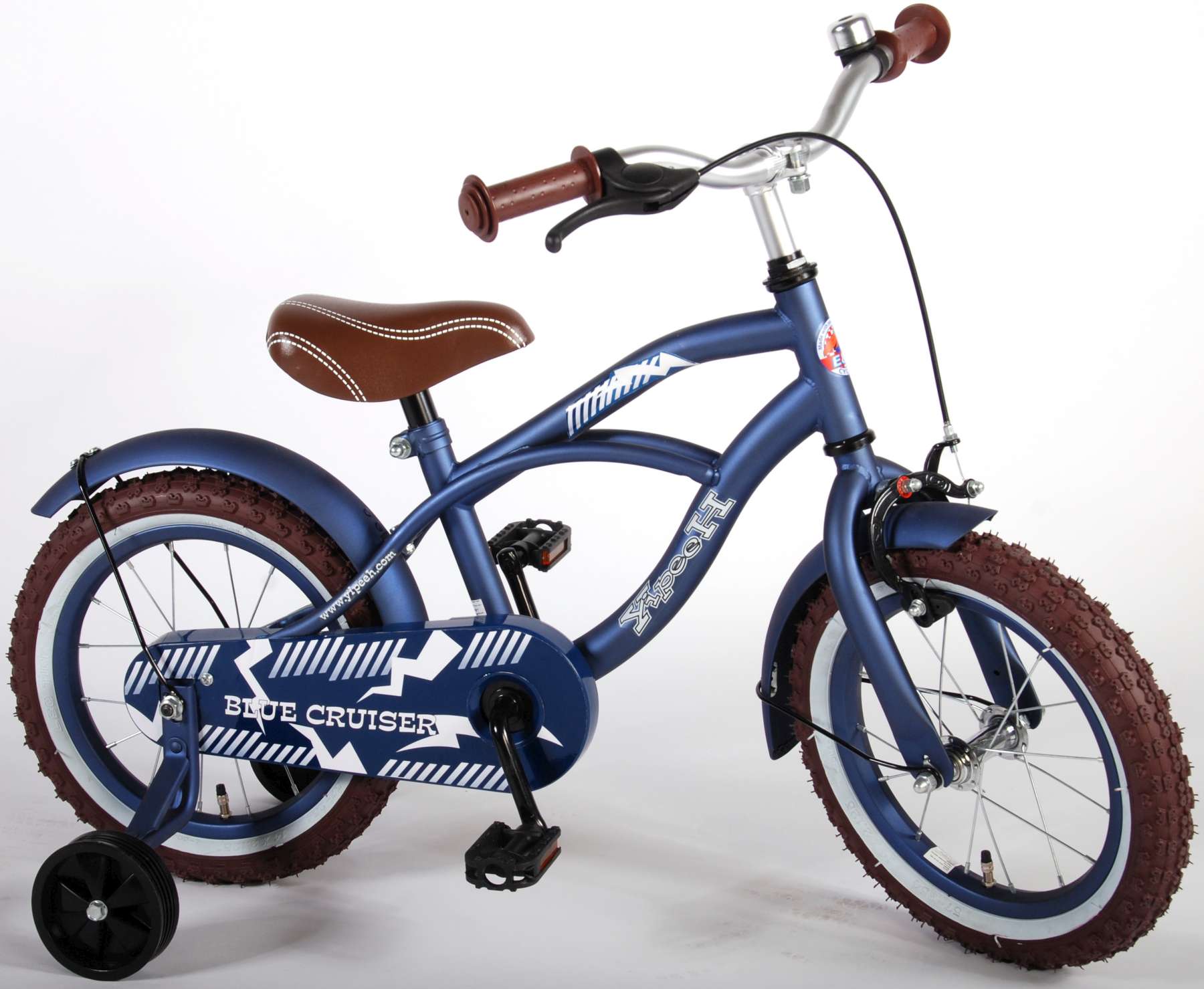 TPFSports Black Cruiser Kinderfahrrad - Jungen - 14 Zoll