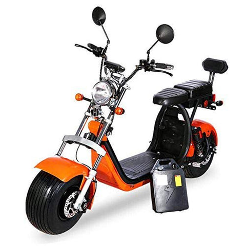 TPFLiving E-Scooter Coco Bike Fat mit Straßenzulassung - Elektroroller - Scheibenbremsen