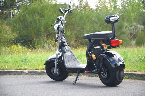 TPFLiving E-Scooter Coco Bike Fat mit Straßenzulassung - Elektroroller - Scheibenbremsen