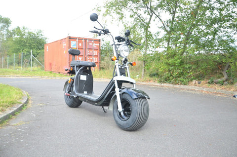 TPFLiving E-Scooter Coco Bike Fat mit Straßenzulassung - Elektroroller - Scheibenbremsen