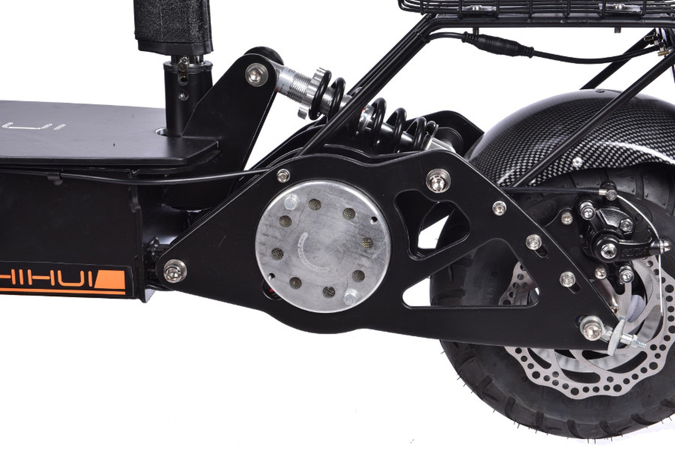 TPFLiving E-Scooter Storm mit Straßenzulassung schwarz - Elektroroller - Scheibenbremsen