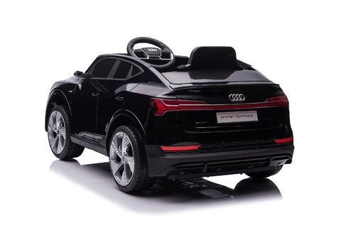 TPFLiving Elektro-Kinderauto Audi E-Tron - Kinderauto - Elektroauto - Ledersitz und Sicherheitsgurt