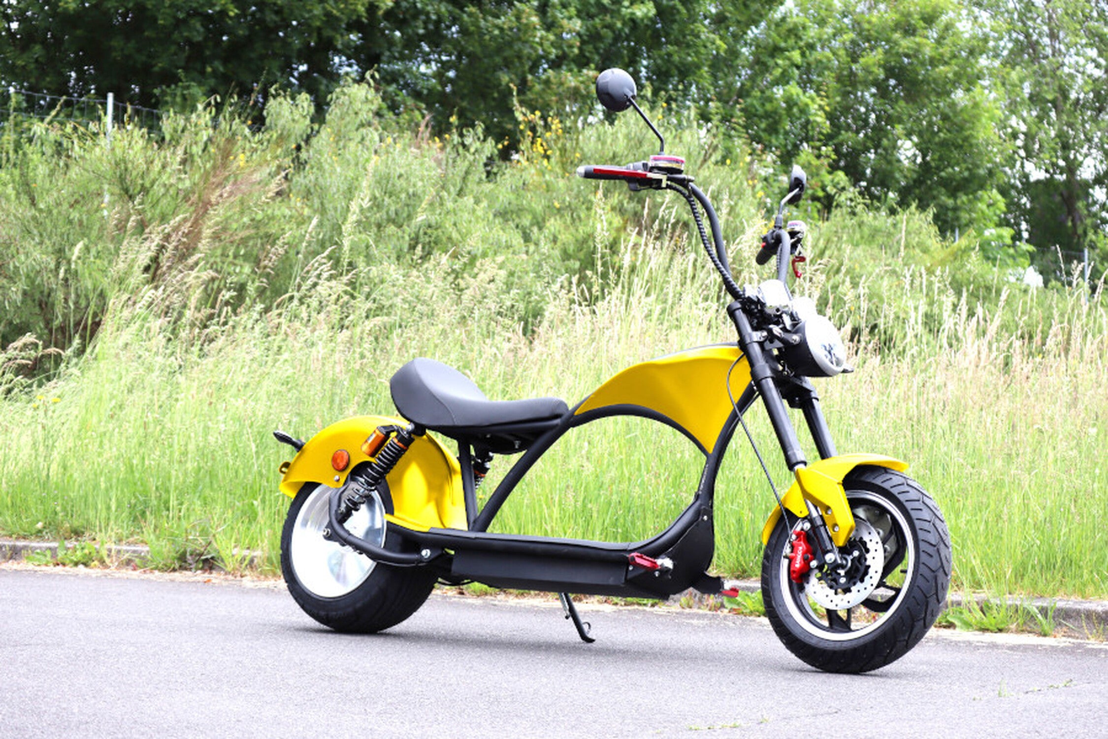 TPFLiving E-Scooter Coco Bike e-Chopper - Elektroroller - Scheibenbremsen