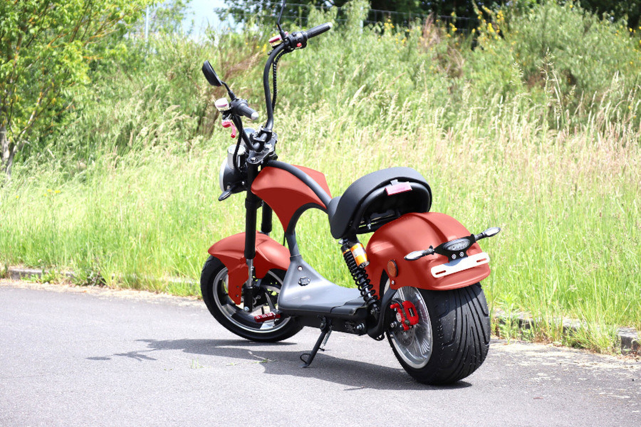 TPFLiving E-Scooter Coco Bike e-Chopper - Elektroroller - Scheibenbremsen