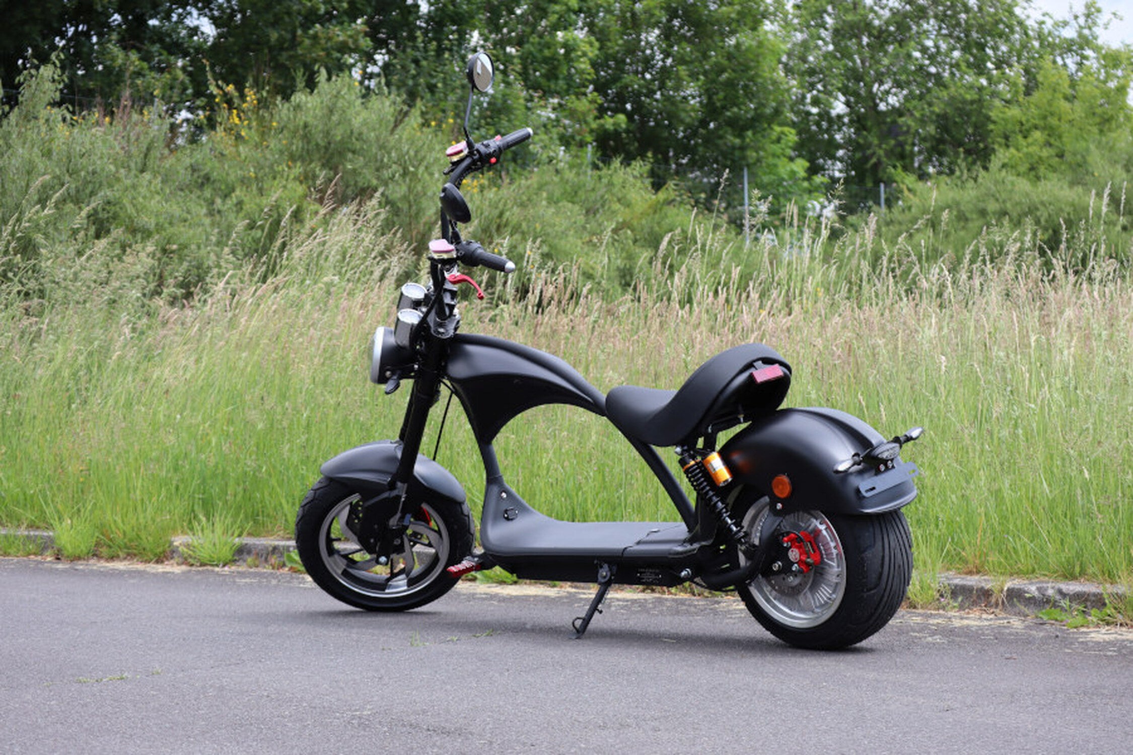 TPFLiving E-Scooter Coco Bike e-Chopper - Elektroroller - Scheibenbremsen